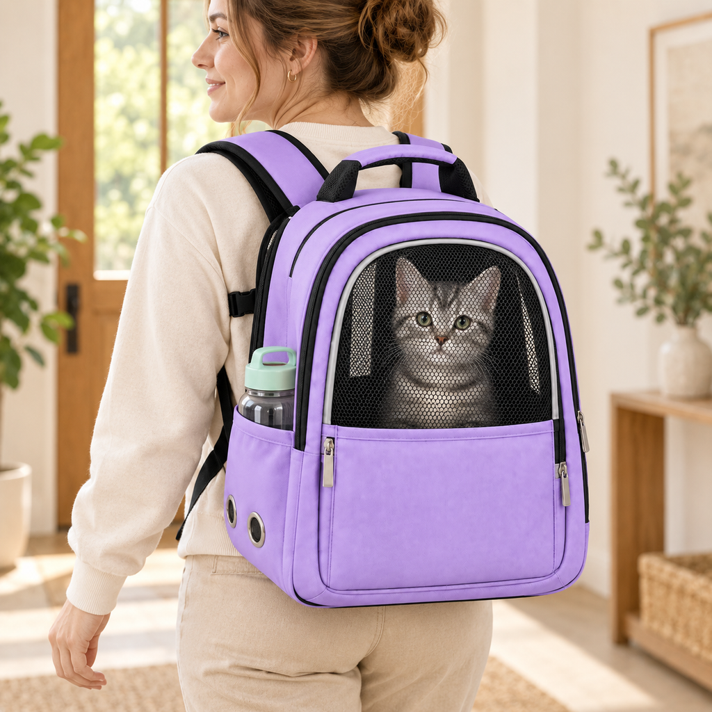 Pawmoriva® AirNest Comfort Pet Carrier Backpack 🐾