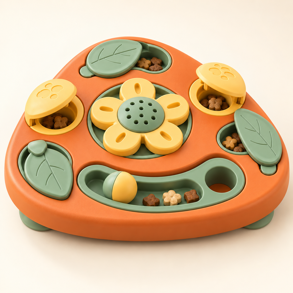 Pawmoriva® Pawzzle Garden Interactive Treat Puzzle 🐾🌼