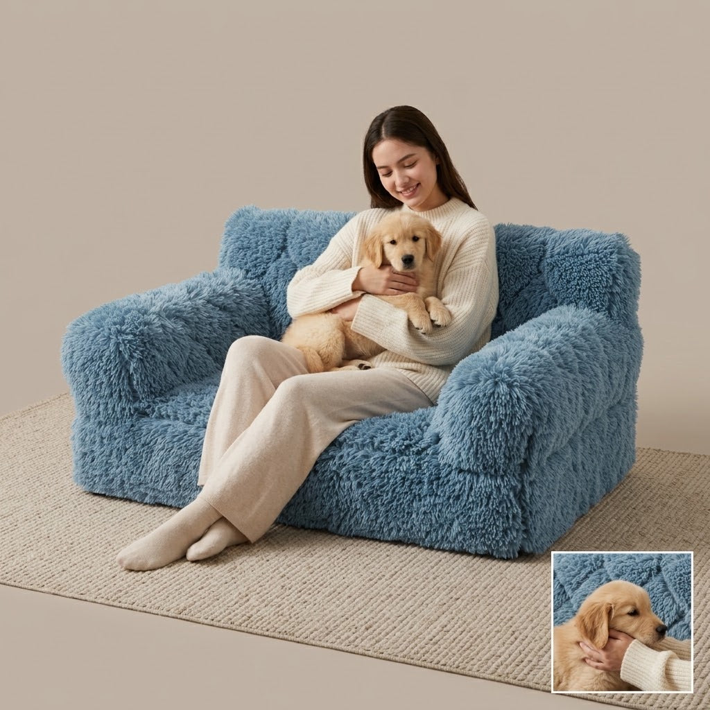 Pawmoriva® CozyHaven Plush Pet Sofa Bed 🛋️🐾