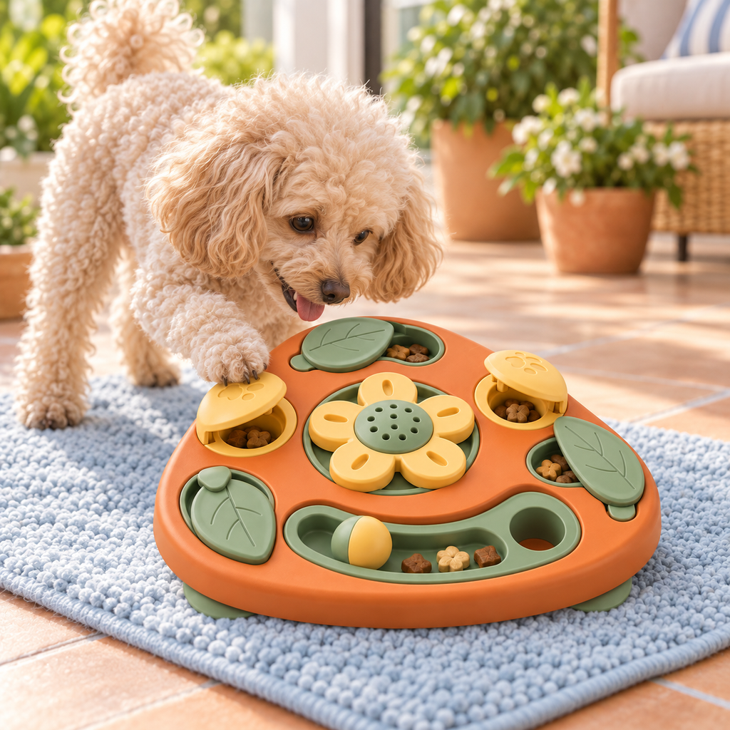 Pawmoriva® Pawzzle Garden Interactive Treat Puzzle 🐾🌼