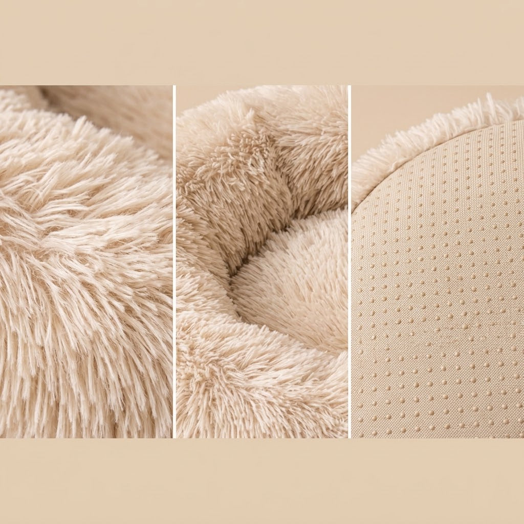 Pawmoriva® CloudCuddle Calming Donut Pet Bed ☁️🐾
