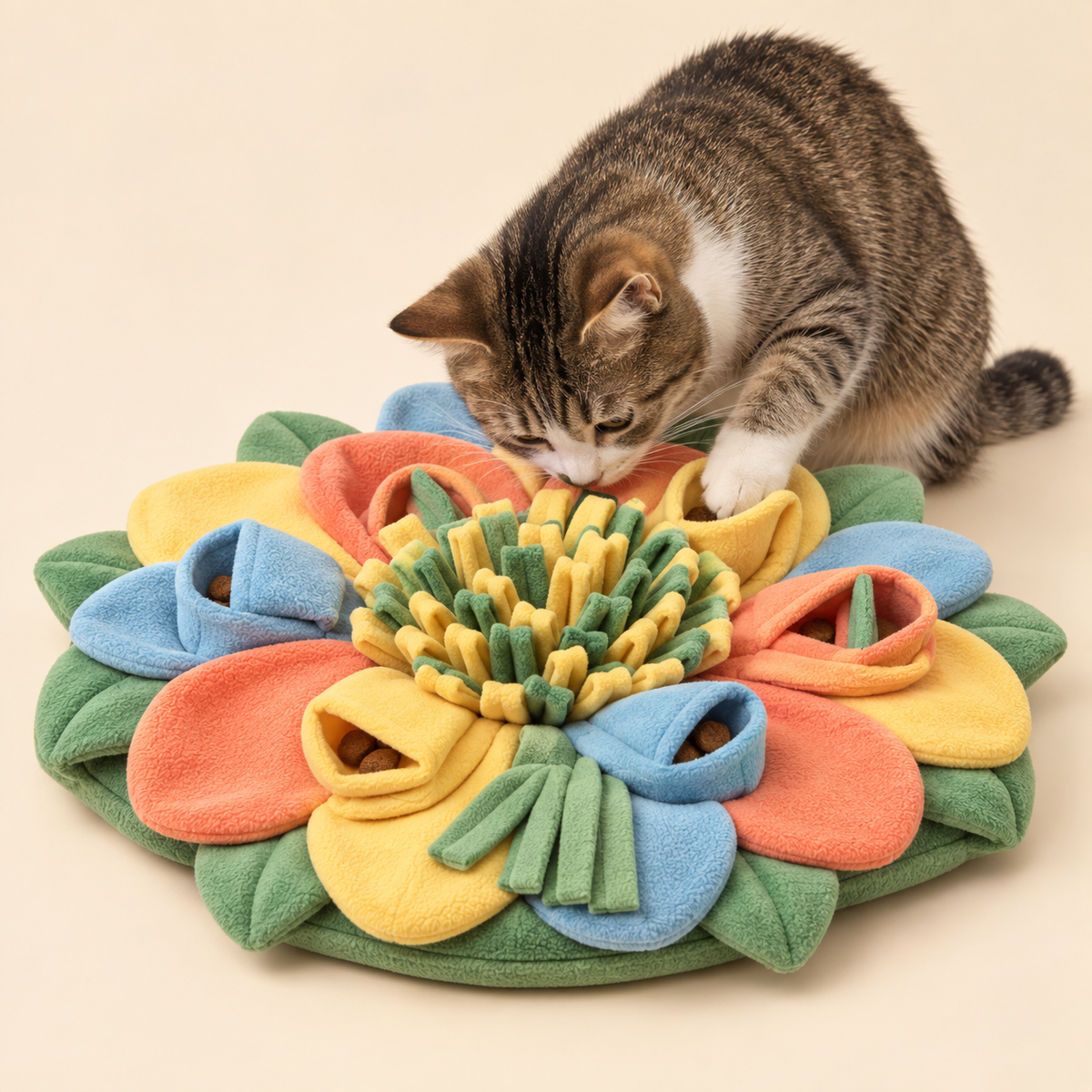 Pawmoriva® WhiskerBloom Snuffle &amp; Foraging Mat 🌼🐾