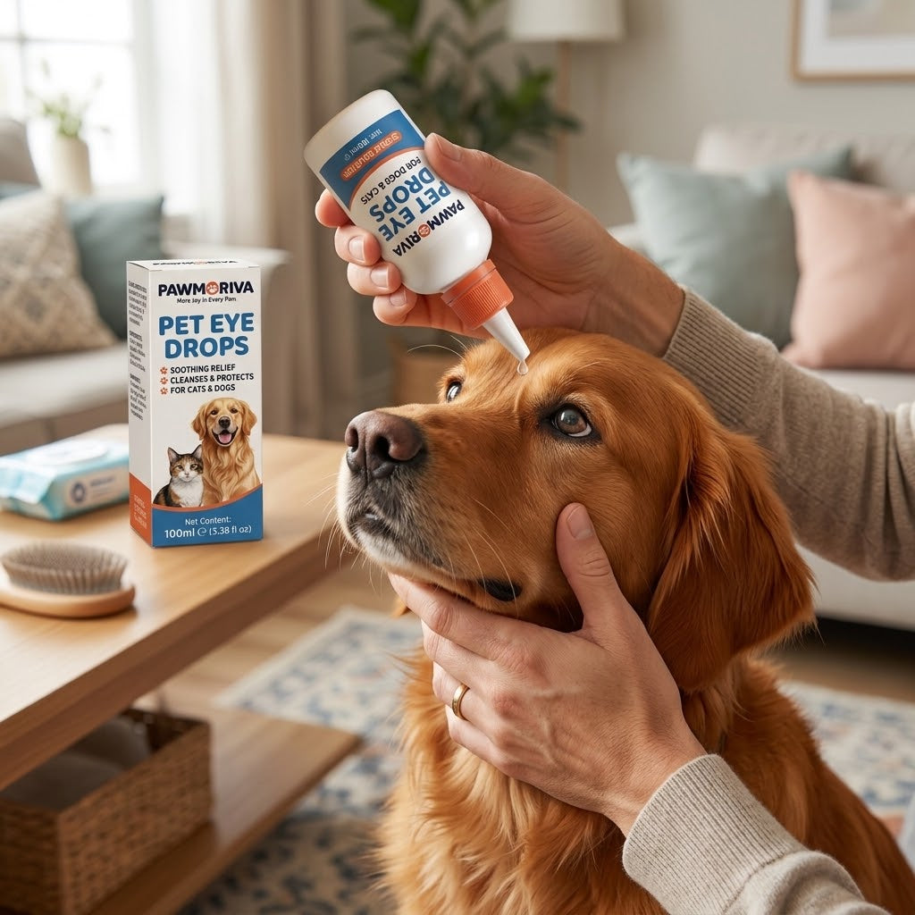Pawmoriva® ClearPaws Gentle Pet Eye Drops 👁️🐾