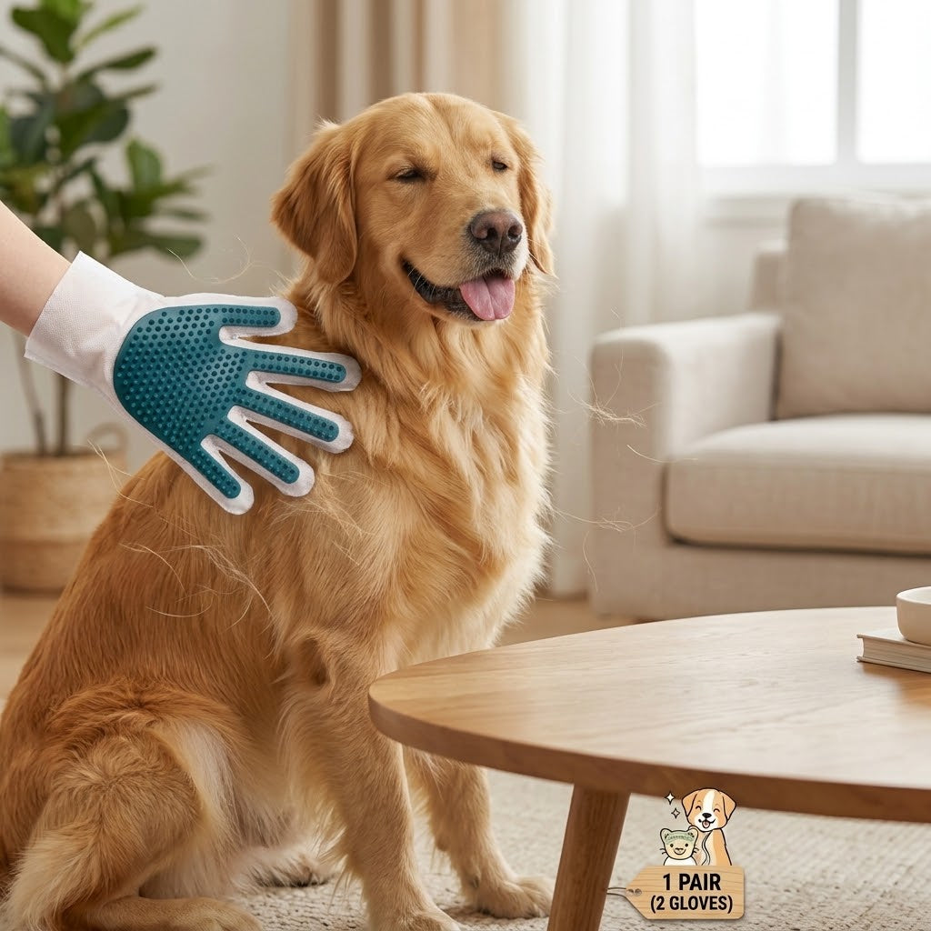 Pawmoriva® QuickFresh No-Rinse Grooming Gloves 🧤🐾