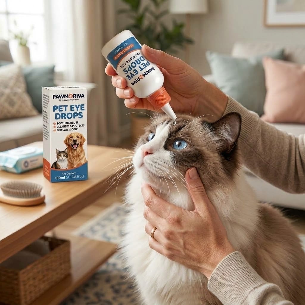 Pawmoriva® ClearPaws Gentle Pet Eye Drops 👁️🐾