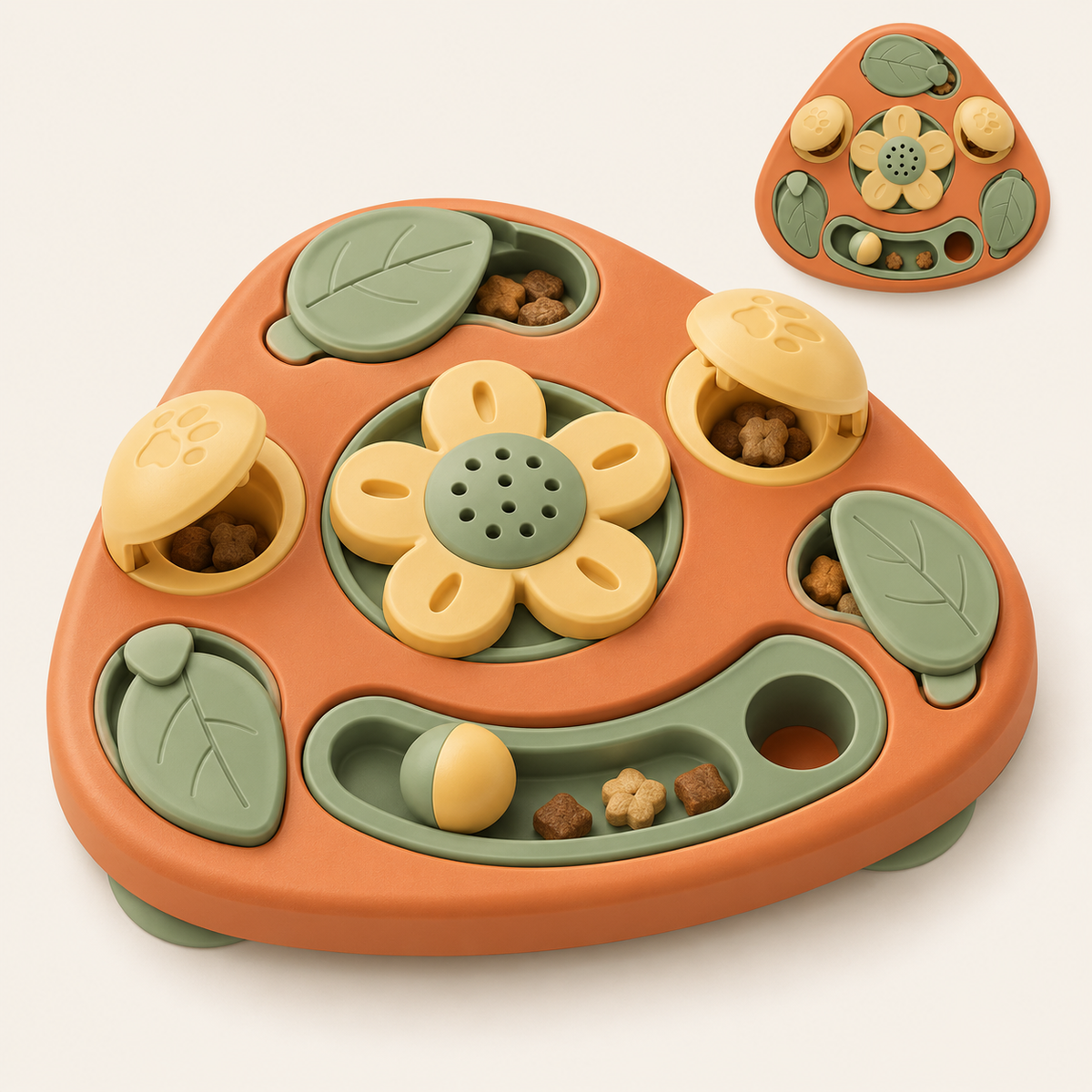 Pawmoriva® Pawzzle Garden Interactive Treat Puzzle 🐾🌼