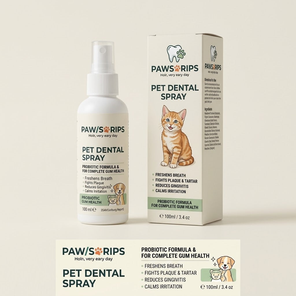 Pawmoriva® FreshPaws Daily Pet Dental Spray 🦷🐾