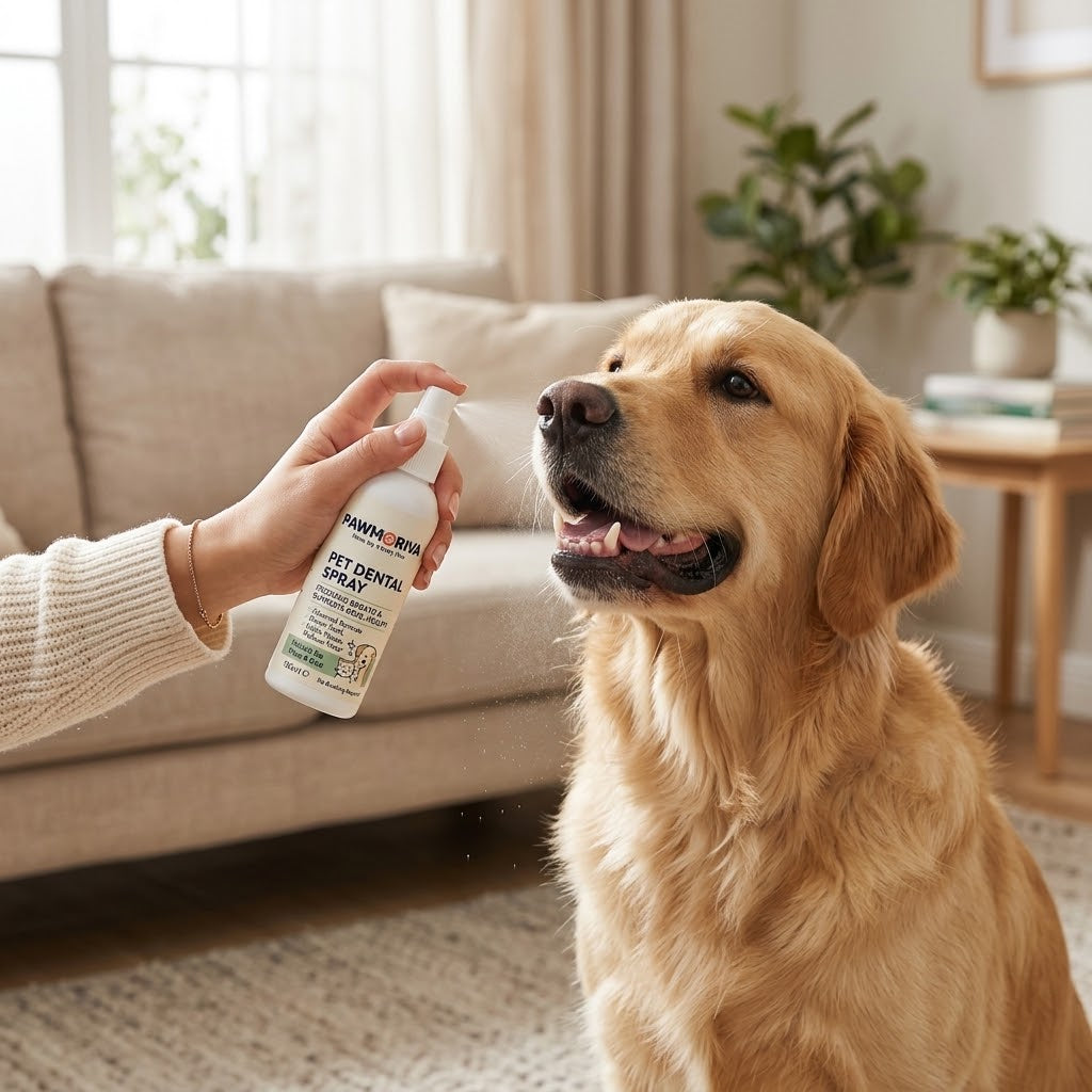 Pawmoriva® FreshPaws Daily Pet Dental Spray 🦷🐾